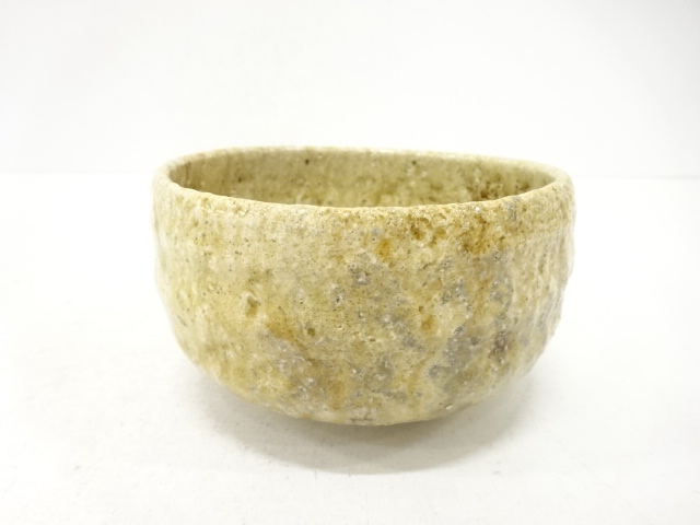JAPANESE TEA CEREMONY / SHIGARAKI WARE TEA CHAWAN / ARTISAN WORK